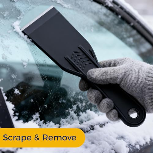 6Pcs Plastic Putty Knife Set, 2 Inch Plastic Putty Filler Knife Scraper, Spackle Tool Paint Scraper for Wall Repair, Wallpaper Removal