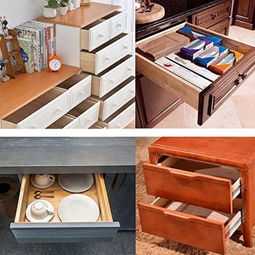 Drawer Repair Kit,Furniture Repair Accessories Brackets Middle Mount to Reinforce and Repair Wooden/MDF/Chipboard Drawers Cabinet - Heavy Duty Steel Hardware Includes Screws