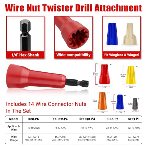 Automatic Foldable Wire Stripper and Wire Twister Tool with Bit Holder - Multifunctional Tool Set for Electricians, DIY, Home & Auto Repair