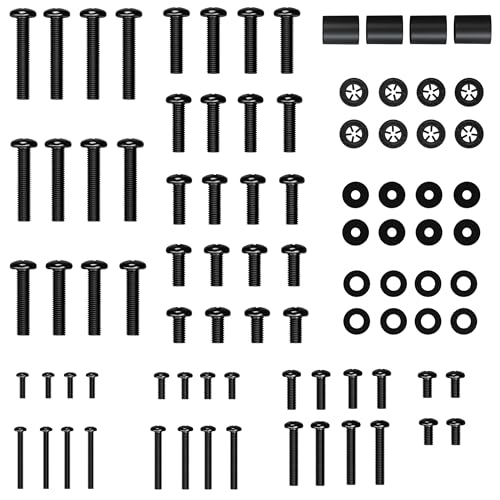 ECHOGEAR Universal TV Mount Hardware Pack - Replacement Hardware Mounting Kit for TVs up to 80" - Includes M4, M5, M6 & M8 Screws