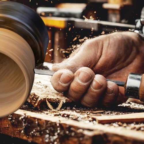 8 Pcs Wood Turning Tools for Lathe, Lathe Chisel Set