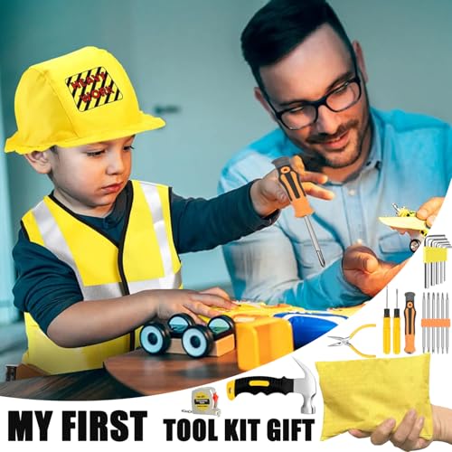 Mini Operation Tool Kit Bulk – Small Emergency Compact Tool Set for Beginners, Home Maintenance, Office & Apartment Use – Adult Men Employee Coworkers Gifts Father's Gifts for Men Tool Party Favors