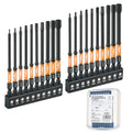 toolant Impact Allen Wrench Drill Bit Set, 20-Piece Metric & SAE, 4-inch - size: Metric&SAE(20pcs)
