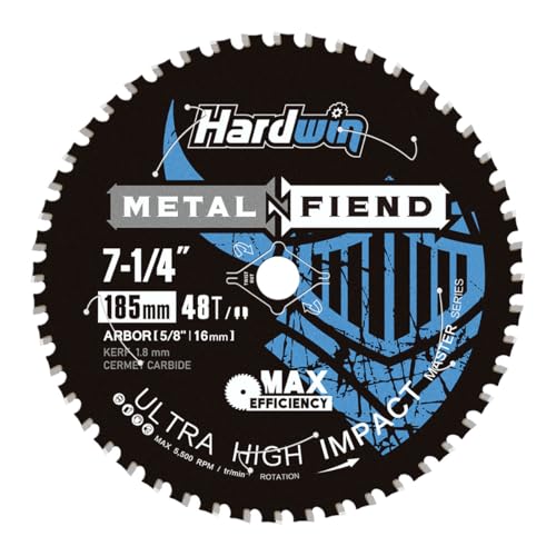 7-1/4 Inch Metal Cutting Circular Saw Blade 48T Cermet,5/8" Arbor - size: 7-1/4 inch 48 teeth