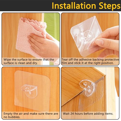 20 Pieces Plastic Shelf Support Peg,Self Adhesive Bracket,Partition Pin for Furniture Kitchen Cabinet Book Shelves Closet Brackets Clapboard Layer