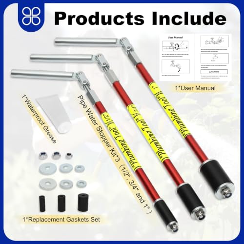 Plumbing Plug Tool Kit (3 Tools) Replacement for jet swet - color: lemon