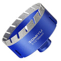 3-1/2" Diamond Hole Saw, Wet/Dry Diamond Core Bit for Tile Granite - size: 3-1/2"(89mm)
