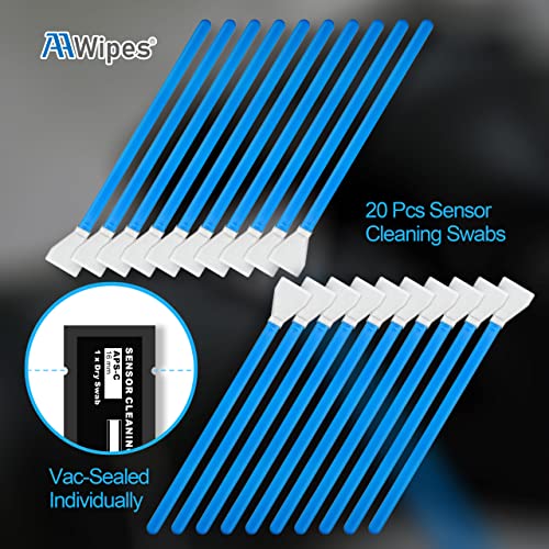 AAwipes Sensor Cleaning Swabs 16mm for APS-C Sensors DDR DSLR or SLR 20pcs - size: APS-C - 16mm