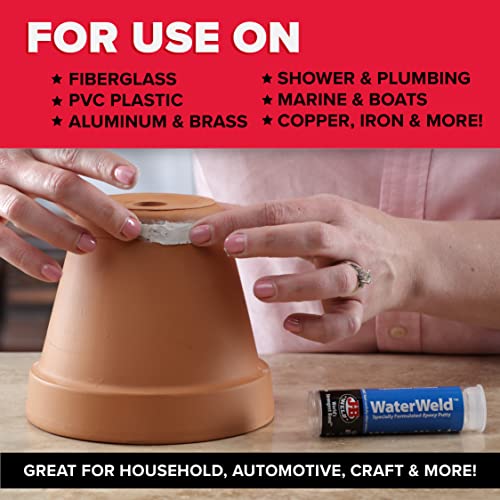J-B Weld 8277 WaterWeld Epoxy Putty Stick - 2 oz. (Pack of 2) - size: 2 oz - 2 Pack
