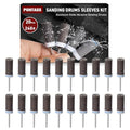 20 Pcs 240 Grit Sanding Drums for Rotary Dremel Tool - size: 240 Grits