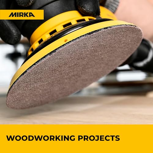 Mirka Abranet 6 Inch 400 Grit Mesh Sanding Discs, Hook and Loop, 50 Pack - size: Grit 400