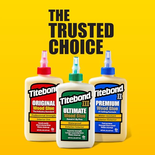 Titebond III Ultimate Wood Glue PROJug 2.15 Gal. – Premium Professional Woodworking Adhesive, Waterproof, Strong Initial Tack, Interior/Exterior Use, Easy Water Cleanup – 14109 - size: 275.2 Fluid Ounce (1 Jug)