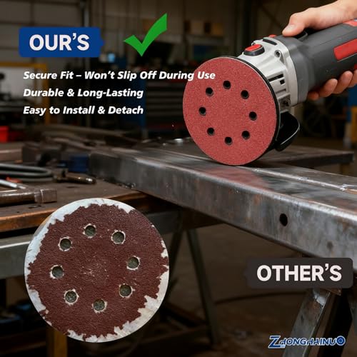 200Pcs 5 Inch Sanding Discs Hook and Loop Orbital Sander Pads 40-1000 Grit - style: Mix Grit 200Pcs