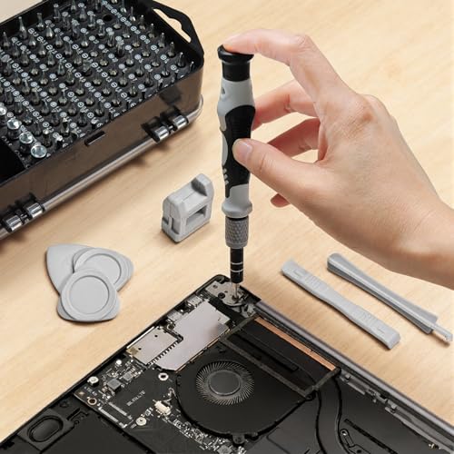 115 In1 Precision Screwdriver Set, Professional Magnetic Repair Tool Kit for Electronics, Watch, Mobile Phone, Laptop, Game Console, Camera, Eyeglasses, Modding, and DIY Projects