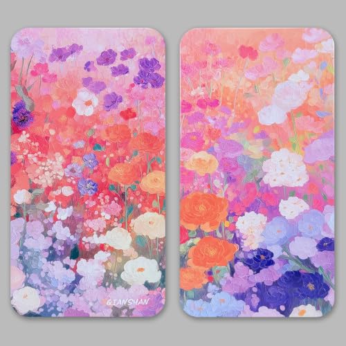 qianshan 40Pcs Empty Half Pans Watercolor Tin Palette with Magnetic Stripe - color: Blossom Paradise