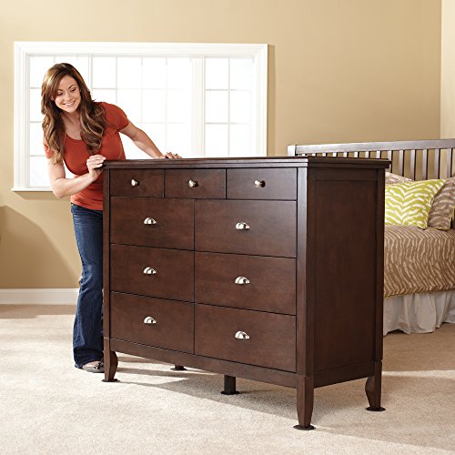Super Sliders 5" Square and 3 1/2" Round Combo Pack Reusable Furniture Movers for Carpet, Beige (16 Pack) - color: Beige, size: 16 Pack