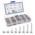 800pcs Self-Tapping M2 Pan Head Screws Assortment Kit