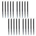 20 PCS T344D T-Shank Jigsaw Blade, 6" High Carbon Steel for Wood | High Carbon Steel, 6 TPI Fast Cutting, Fits All T-Shank Saws, For Hardwood Plywood Chipboard Plastic - size: 20 Pcs