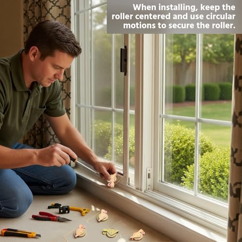 8 Pack Sliding Screen Door Rollers Screen Door Wheels Replacement