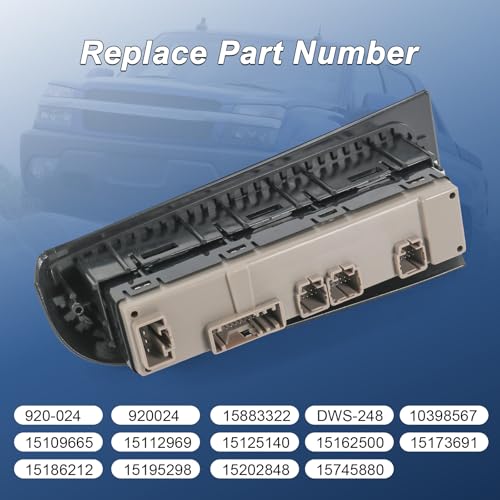 Master Power Window Switch Compatible with 2003-2007 Chevrolet GMC - size: 15883322