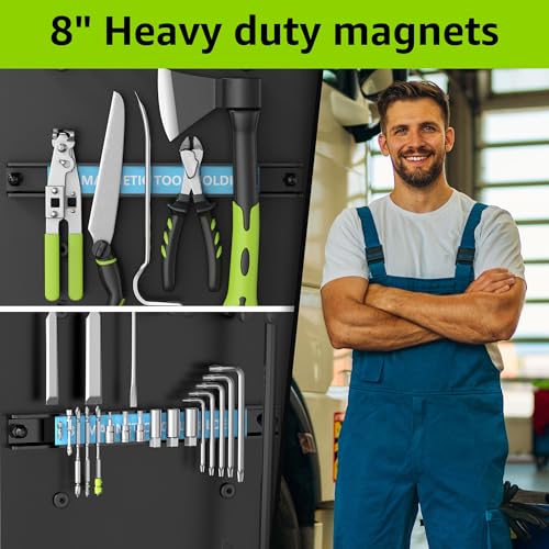 HUPBIPY Modular Power Tool Organizer Wall Mount Drill Holder Garage Shelf - color: Black 1 pack