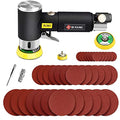 SI FANG Mini Air Sander 1/2/3 Inch Pneumatic Small Random Orbital Polisher - style: 1"2"3" Sander Kit