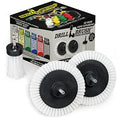 3 Pack Drill Brush Power Scrubber Cleaning Brush - Car Detailing Kit - color: White