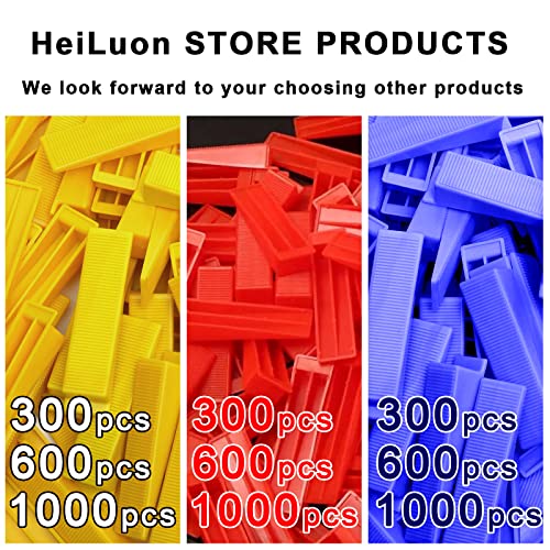 Reusable Leveling Wedges,Reusable Tile Leveling System Wedges for 1/8" Spacers,1/16" Spacers,1/32" Spacers and Tile Leveling Tools Kit for Wall/Floor Tile & Stone Installation