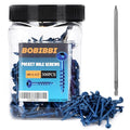 Pocket Hole Screws #8x1-1/2, Coarse Thread Wood Screws 300Pcs, Washer Head with Square Drive, 150MM Drive Bit Included - color: Blue, size: #8x1-1/2‘’