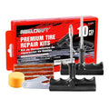 AWELCRAFT 10-Piece Economical Tire Repair Kit – Flat Tire Plug Kit with T-Handle Tools, Storage Case – Fix Punctures Fast, – Ideal for Car, Truck, Motorcycle, ATV