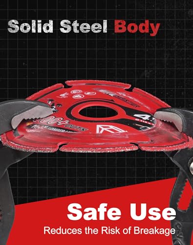 EZARC Diamond Cutting Wheel 4 1/2 x 7/8 Inch for Metal, Cut Off Wheel with 5000+ Cuts on Rebar, Steel, Iron and INOX - style: 4 1/2 x 7/8 Inch