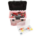 Stalwart Portable Tool Box for Women or Men, Pink, 10 x 7 x 10.5in - color: Pink
