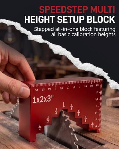 Esdabem 16 Set up Blocks Woodworking for Router Table Saw Accessories - size: 16 Blocks