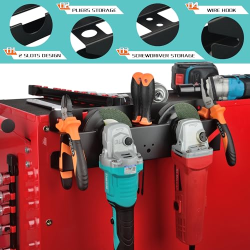 ULIBERMAGNET Angle Grinder Holder, Solid Steel Utility Storage Rack,Heavy Duty Wall Mount Storage Metal Shelf Holder for Angle Grinders, Cutters, Polishers,Screwdriver - style: Angle Grinder Holder