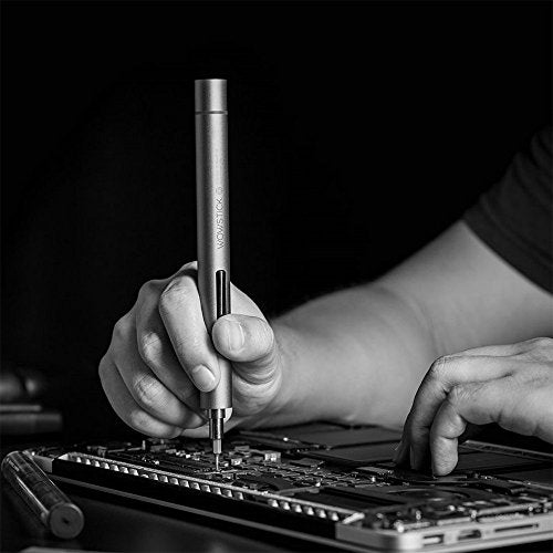 wowstick Lithium Precision Screwdriver wowstick 1F+ With LED Light And Magnetic Mat, Electric Screwdriver Rechargeable Repair Tool kits Including 56 Bits Extend Bar For Most Electronics Devices