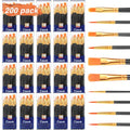 ESRICH 200PCS Paint Brushes, Paint Brush for Acrylic Painting - color: Black, size: 200