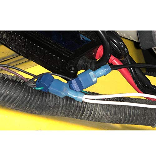 Nilight 100PCS Quick Splice Snap Wire Electrical Terminals T-Tap Connector - color: 100Pcs Snap Wire Connector
