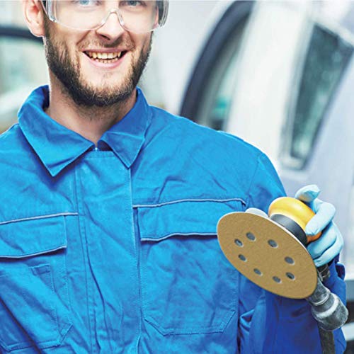 5-Inch 8-Hole Hook and Loop Sanding Discs, Orbital Sander Sandpaper Discs, 100 Pieces Round Sandpaper Set Include 60 80 120 150 and 220 Grits - size: 5 Mixed Grit