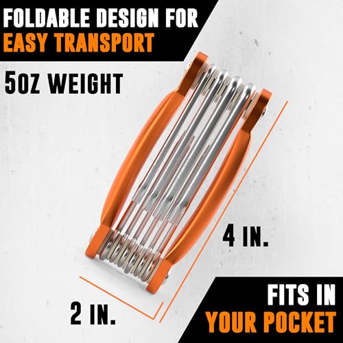 Mutt Tools Security Torx Set 10-Piece Tamper Proof Star Allen Wrench T6-T30