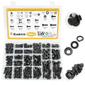 KADRICK 700PCS M6-M10 Metric Flange Hex Bolt Kit，M6-1.0 M8-1.25 M10-1.25 - size: M6 M8 M10 700Pcs Flange HEX