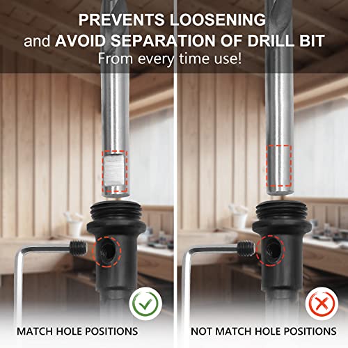 2-1/2 Inch Hole Saw with 3/8" Triangle Shank Quick Change Arbor, JTemgle Bi-Metal Hole Saw Heavy Duty Hole Cutting Tool for Cornhole Boards, Recessed Lights, Wood, Plastic, Drywall & Soft Metal - size: 2-1/2"