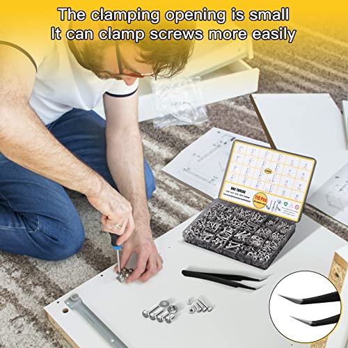 710PCS Machine Screw Assortment, Stainless Steel Phillips Pan Head Kit