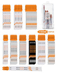 BGTEC 50PCS T Shank Jigsaw Blades Set - HCS/HSS Jig Saw Blades Assortment - size: T118A-T345XF, style: 50 PCS