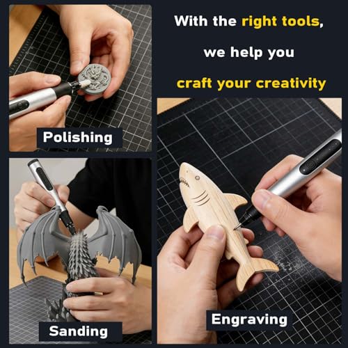 3.6V Mini Grinder Portable Small Electric Grinder Polishing Engraving Straight Grinder Household Mini Electric Drill-3.6V Rotary Tool-Starter Kit