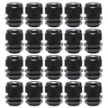 MAKERELE 20Pcs 1 Inch NPT Cable Glands, IP68 Waterproof - color: Black, size: 1" 20pcs BAG