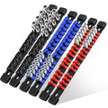 6 Pcs Socket Organizer Rail Set, Premium Socket Holder, Heavy-Duty Socket Rack Kit With 86 Clips 1/4-Inch x 32 Clips, 3/8-Inch x 30 Clips, 1/2-Inch x 24 Clips – Ideal for Tool Storage - size: 6 Pcs