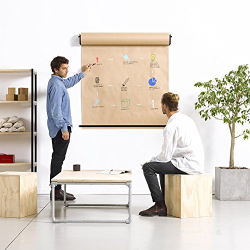 RUSPEPA Brown Kraft Paper Roll, 48"x 1200"(100'), Crafts Kraft Paper for Gift Wrapping, Poster Bulletin Board Arts Crafts, Bouquet Flower Wrapping, Table Covering Packing Shipping Dunnage & Parcel - color: Brown, size: 48" x 100'