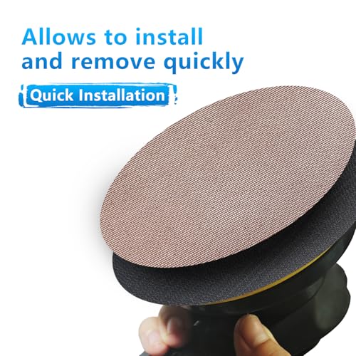 80 Pcs 5-Inch Mesh Sanding Discs, 80-600 Grit, Hook & Loop Mesh Pads for Random Orbital Sander - Durable, Anti-Slip, for Wood, Metal, Paint Finishing - style: 5 Inch Mesh Sanding Discs