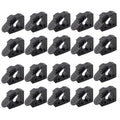 Quick-Release Clamp Mount Rubber Clamp Grip for 1/7'' to 1-3/7'' Diameter Tools and Equipment Used on Off-road vehicle, UTV, ATV, Van, Trucks, Boat & Train- 20 Pack - size: 20 Pack