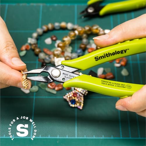 Smithology Mini Needle Nose Pliers 3-Pack, 5.3" Long Nose, Serrated Jaws